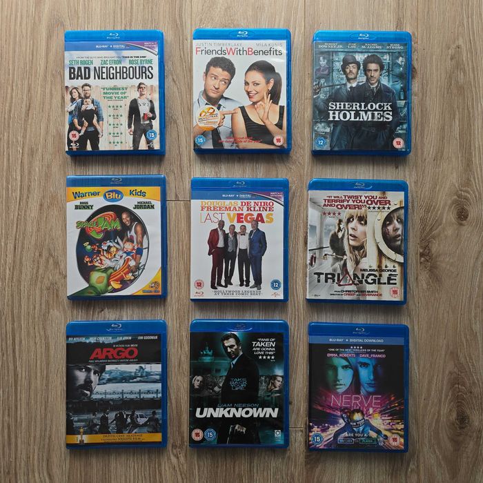 Filmy na Blu-ray, stan BDB, [15 zł/szt.]