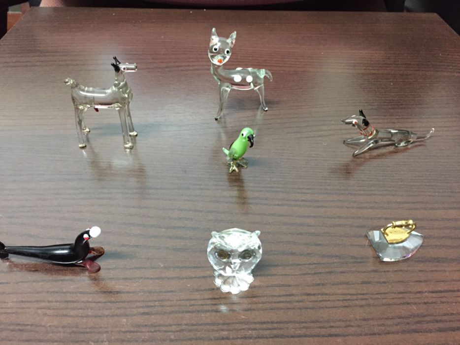 vendo coleção de peças em vidro