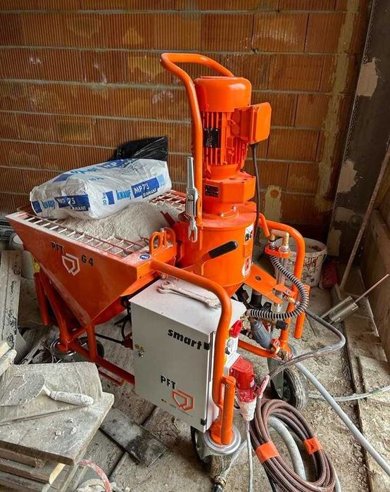 Машинна Штукатурка №1 - 220V ПРАЦЮЄМО З ГЕНЕРАТОРОМ!!!