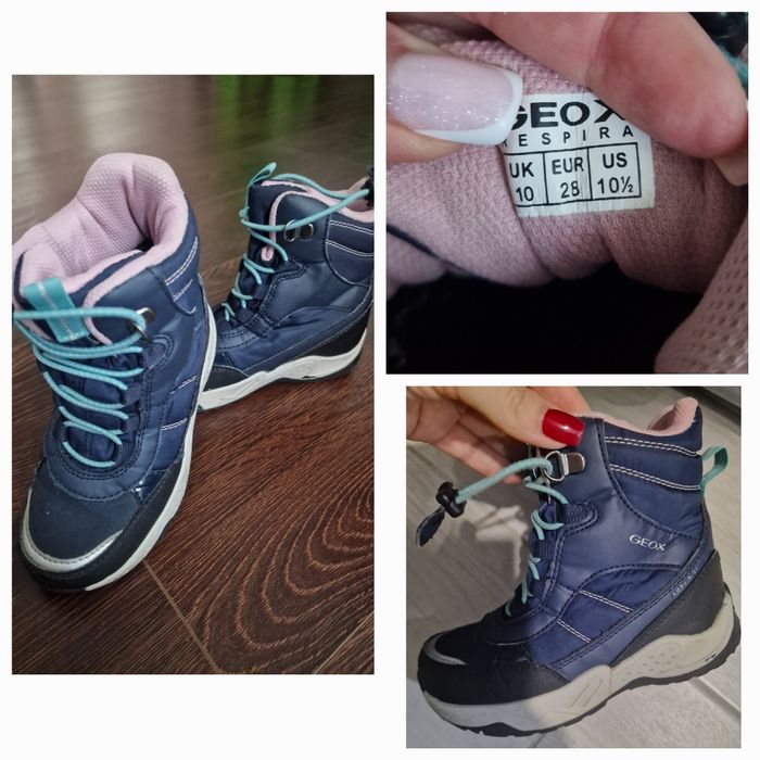 Черевики зимові Geox Sentiero р. EUR 28 Navy/Aqua