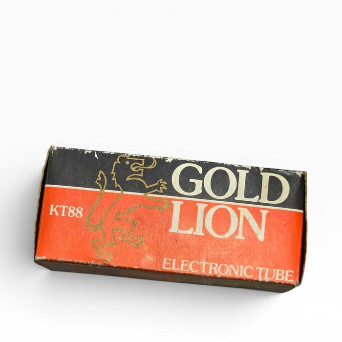 Válvula Eletrónica Gold Lion KT88 Made in England com Caixa e Relatório de Teste