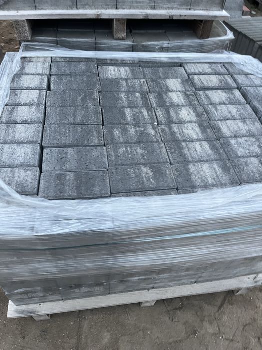 Kostka cegla 8cm antracytowa noc