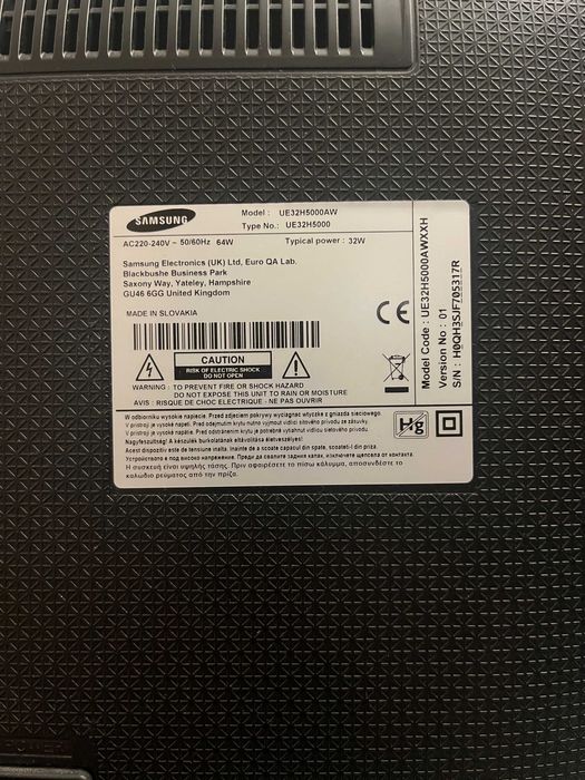 tv SAMSUNG ue32H5000aw