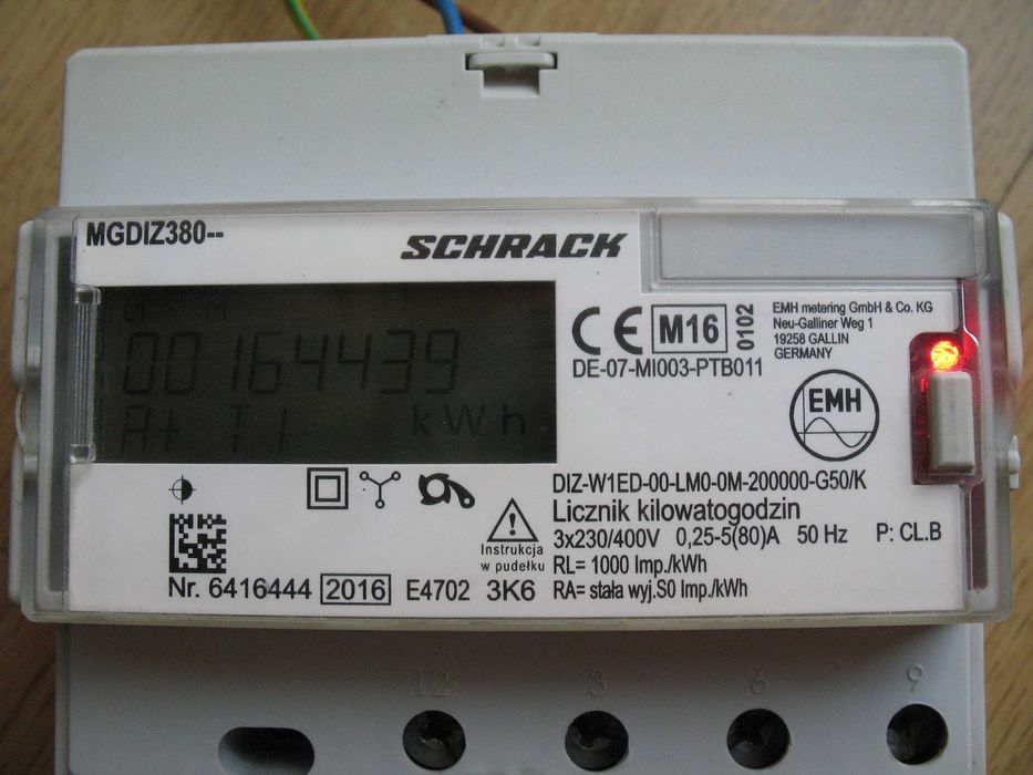 Licznik energii elektrycznej Schrack MGDIZ 380.