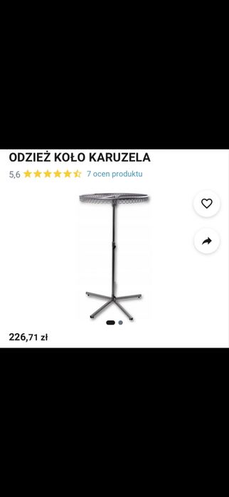 Stojak obrotowy metalowy