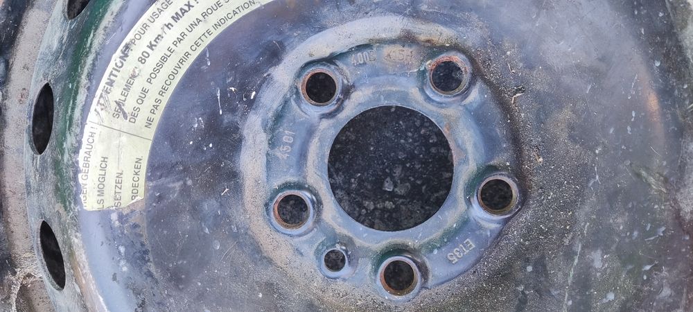 Докатка alfa romeo 5*98 125/80/r15 запаска костыль