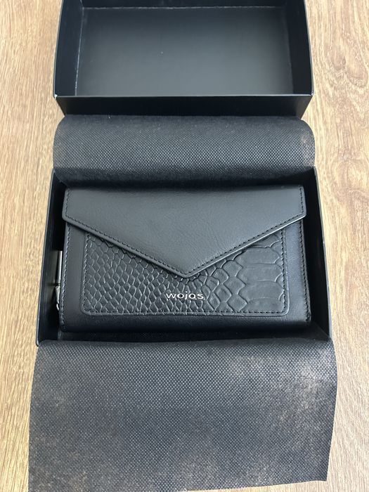 Czarny portfel damski Wojas - Nowy