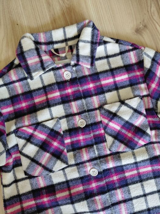 Kurtka koszulowa w kratkę