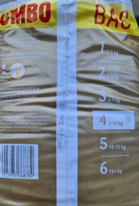 10 x NOWE Pampersy Dada Extra Care 4 Maxi 7-16kg 820szt wysyłka GRATIS