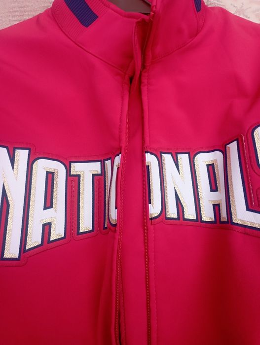 Теплая куртка бомбер Majestic MLB Washington Nationals