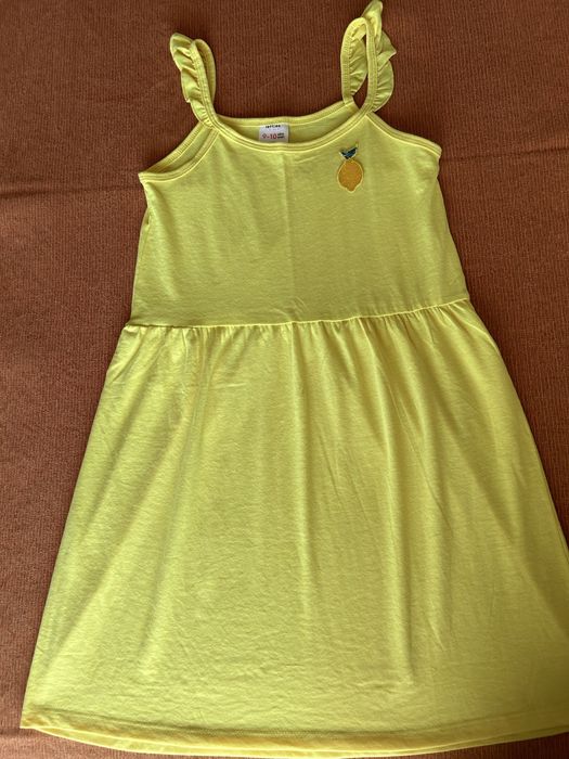 Vestido amarelo Lft 9-10 anos NOVO