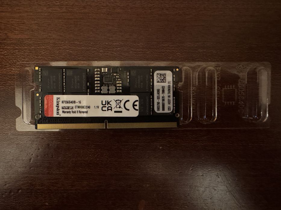 2x16GB Kingston DDR5 5600 CL40