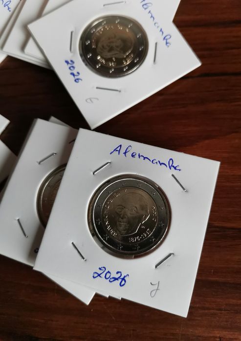 Alemanha 2026 - Moeda 2€ UNC alusiva Konrad Adenaur