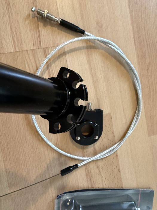 Acelerador rapido regulavel em aluminio cnc