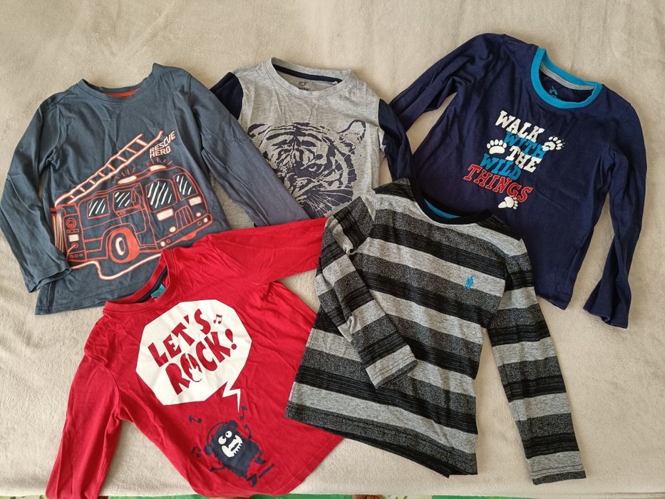 Zestaw bluzek koszulek z długim rękawem