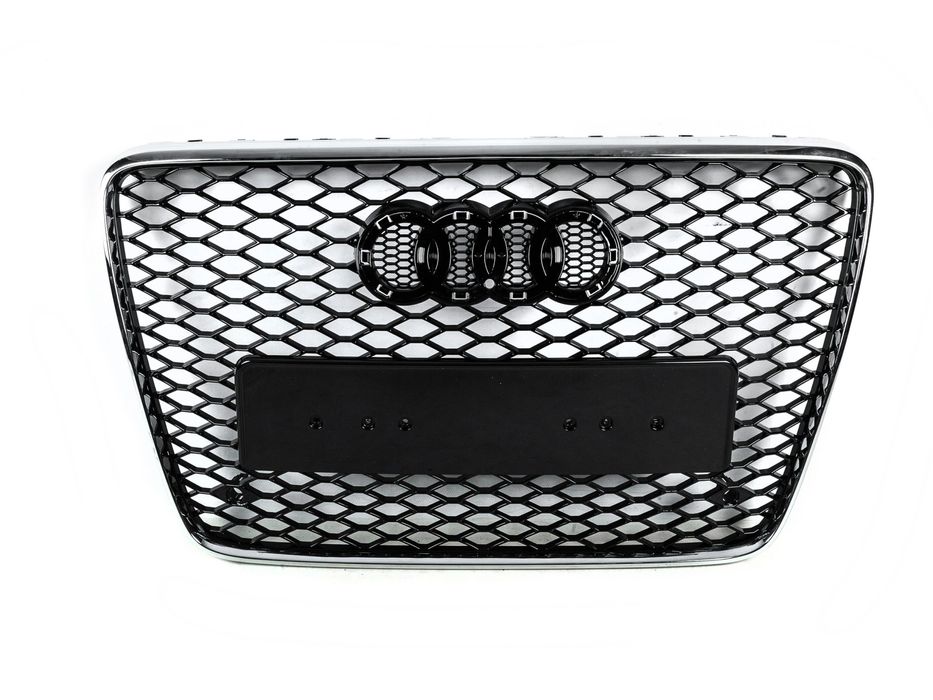 Audi Q7 2005-2015 рр. Передня решітка RSQ-Style (чорна з хромом)