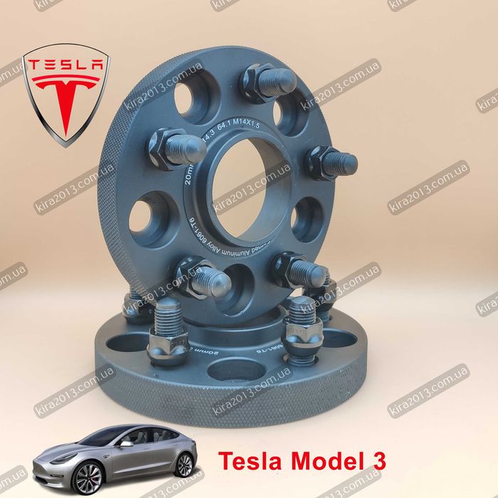 Колесные проставки 15мм Tesla Model 3 Проставки для выноса Тесла М3 MY