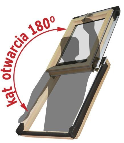 Trzyszybowy wyłaz dachowy Okpol Versa ISWX I22 55x78 + kołnierz