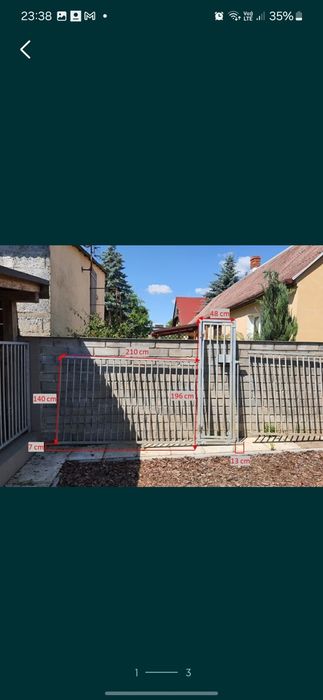 Rama z furtką, przejściem na kojec lub inne pomysły