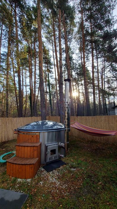 Domek nad Rzeką Wisłą w Ustroniu z Balią Ogrodową ( Jakuzi)[ Kominek ]