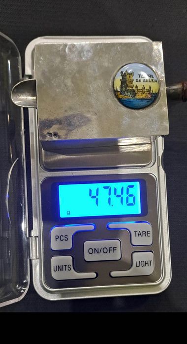 Raro cinzeiro em prata , torre de Belém