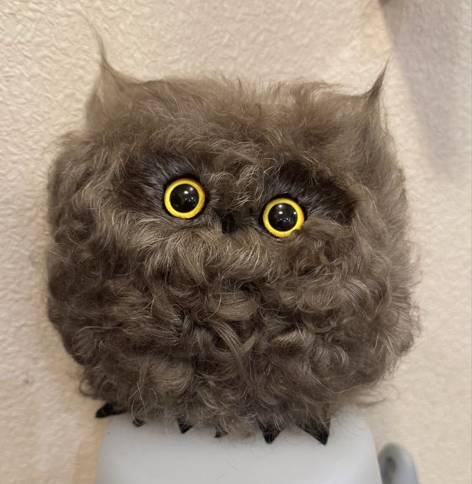 Декоративная сова ,игрушка ,сувенир