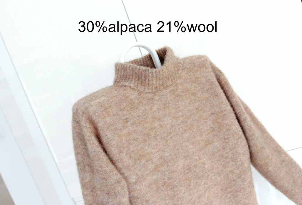 30%alpaka 21%wełna bez wad Carin Wester L/M