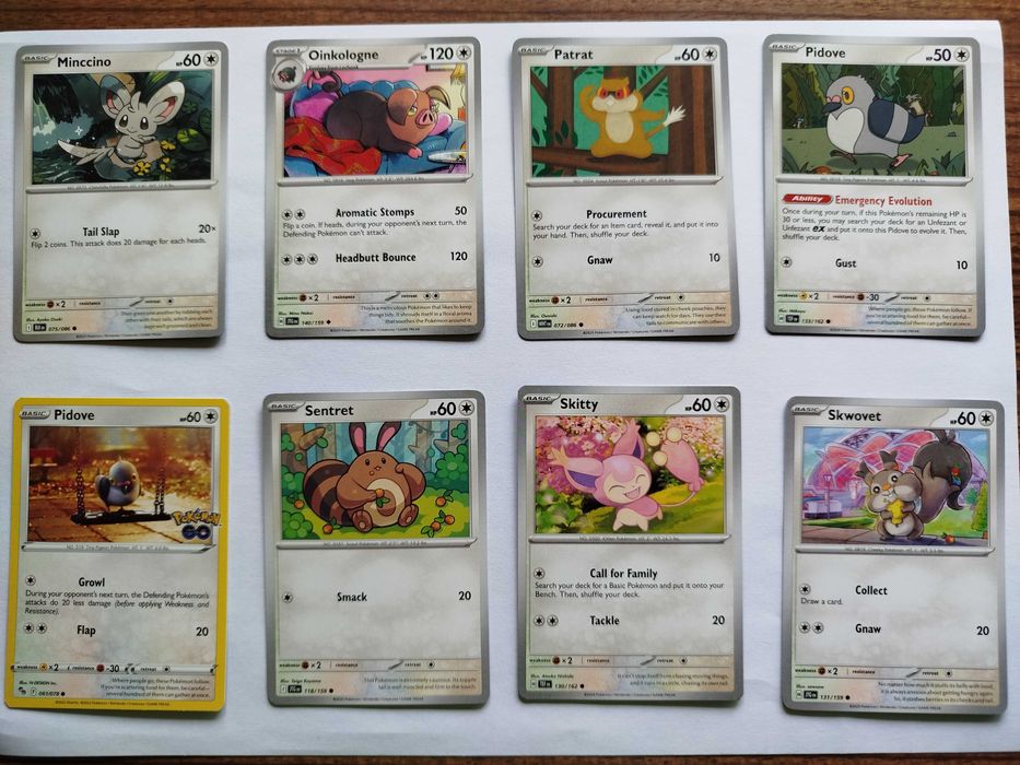 Cartas Pokémon TCG P 1.2