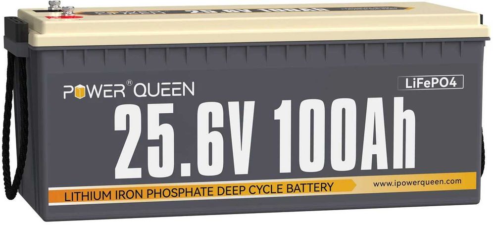 Акумулятор 24v 100Ah Power Queen LiFePO4 з BMS (Топ якість!)