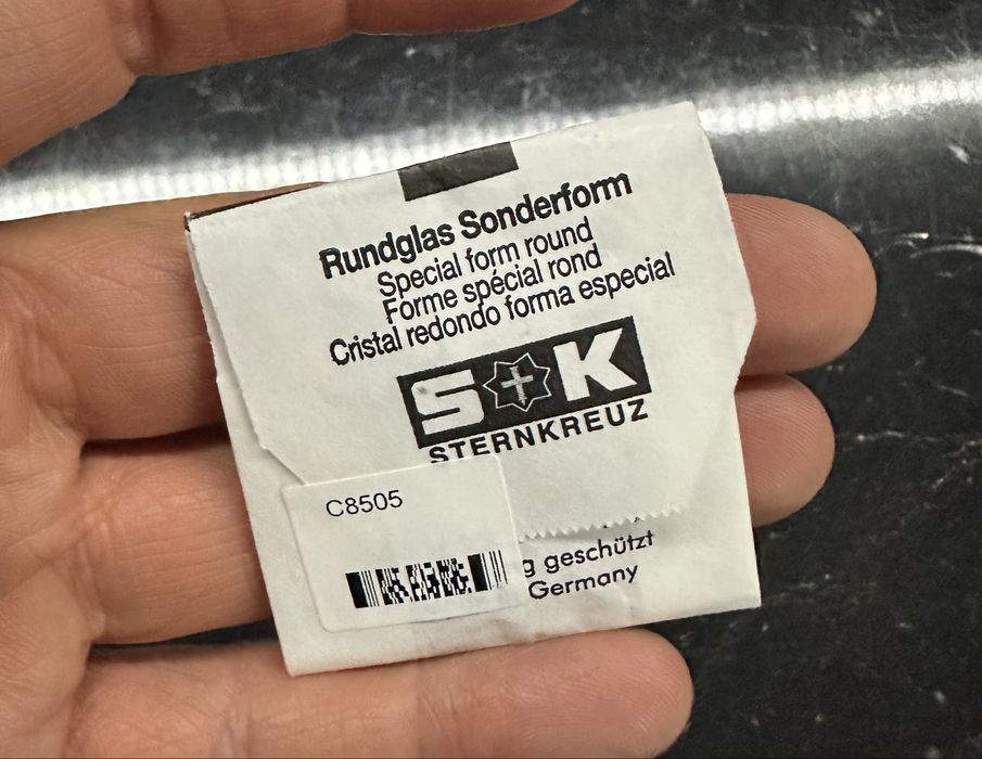 Szkło do Rolex Datejust z lupą daty (Cyclops) STERNKREUZ 307mm