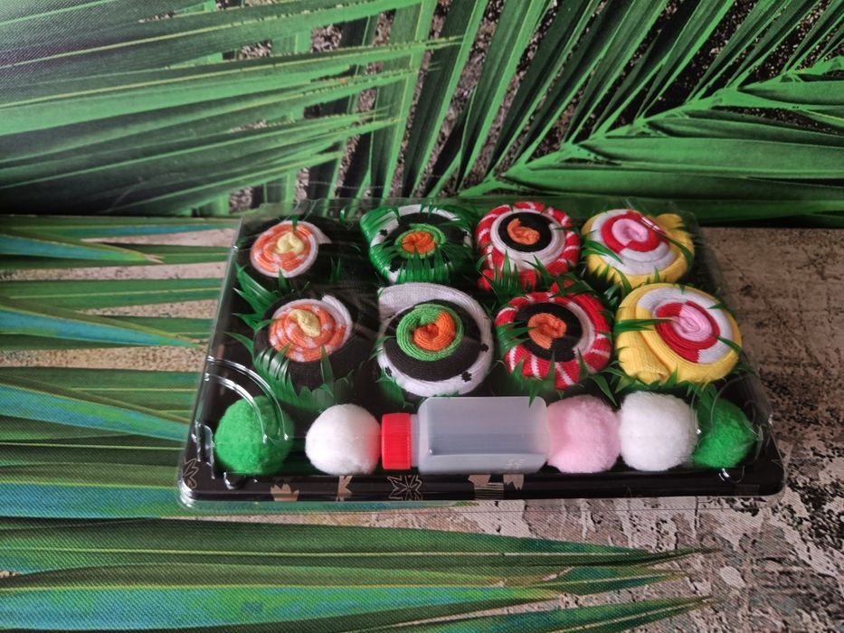 Zestaw skarpetek sushi
