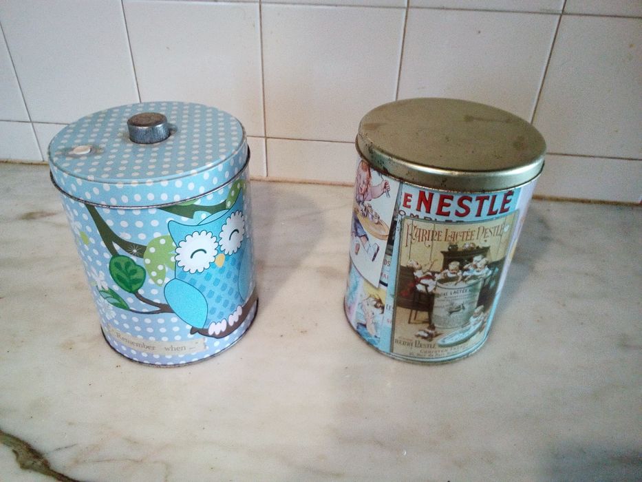 Conjunto de 2 Caixinhas em Metal