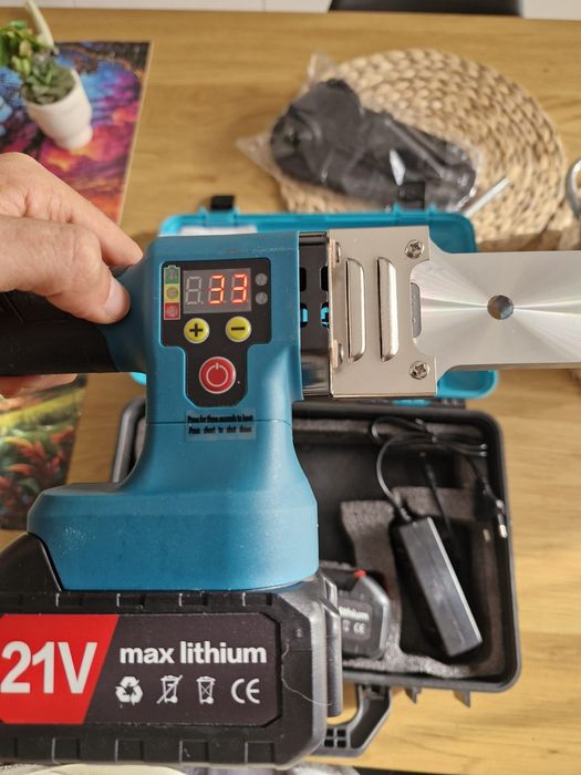 Máquina soldar PPR a Bateria com 2 Baterias + Mala