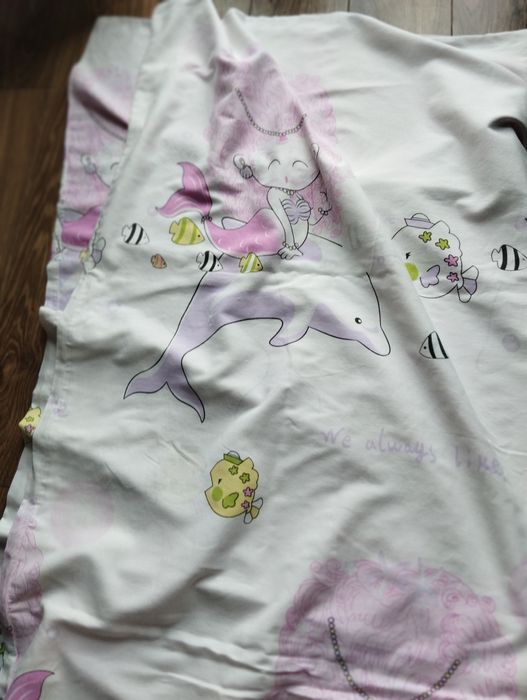 Pościel satyna bawełniana 160 na 200 syrenki CottonWorld