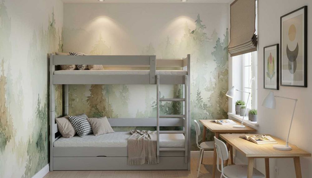 łóżko piętrowe DOMINATOR 80x200 otwierane z pojemnikiem dowolny wymiar