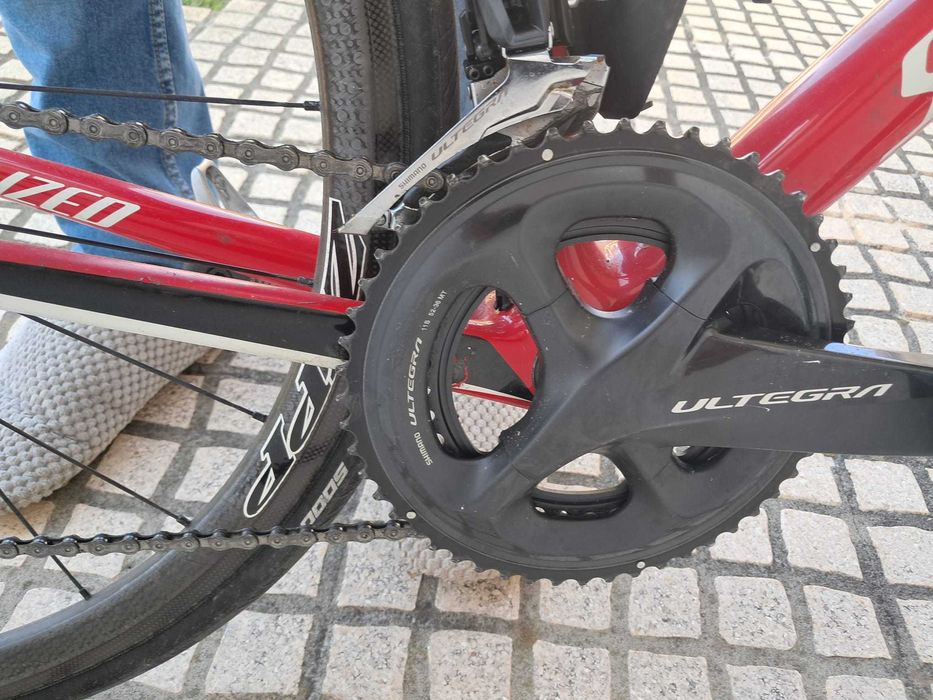 Specialized Tarmac SL6 Expert – Carbono + Zipp 202 + Ultegra 11v