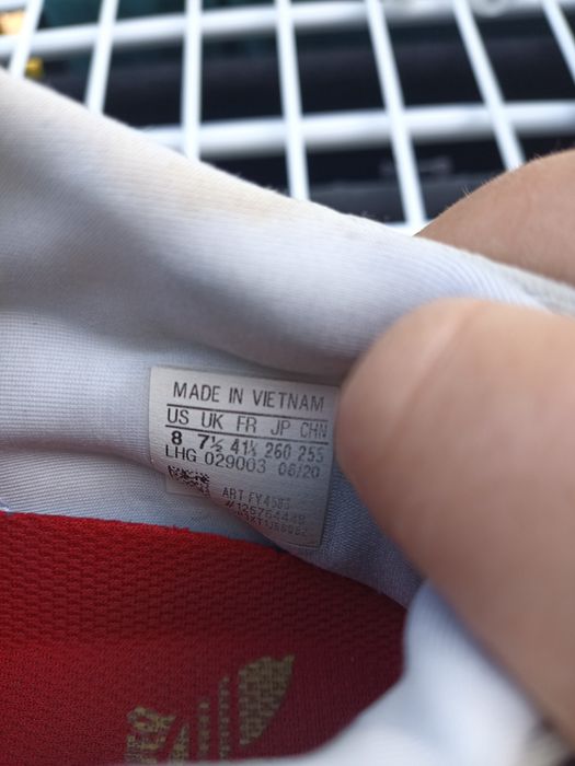 Adidas x Thrasher Tyshawn White Scarlet Gold buty męskie