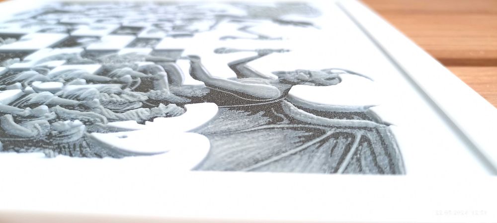 Obraz 3D: Szachowa Bitwa Anioła z Diabłem