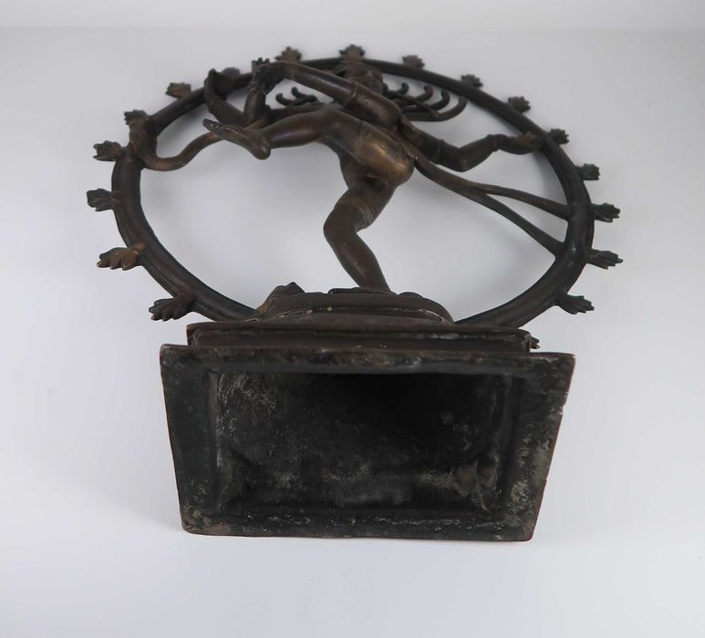 Escultura Shiva Nataraja antiga - Grande 38 cm