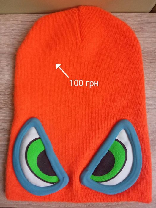 Зимова шапка на трикотажі,набір