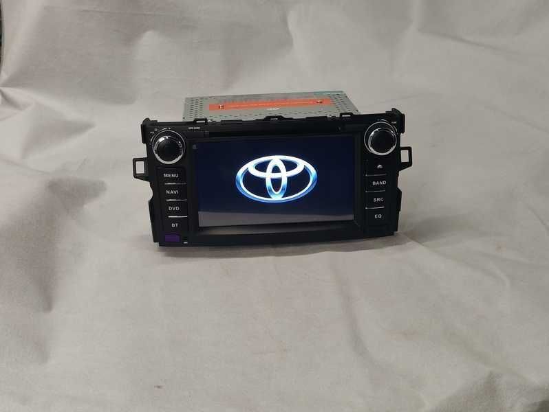 Toyota Auris 2008 a 2012 Rádio Android CarPlay GPS DVD 2 DIN