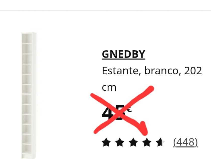Estantes Billy branca Ikea