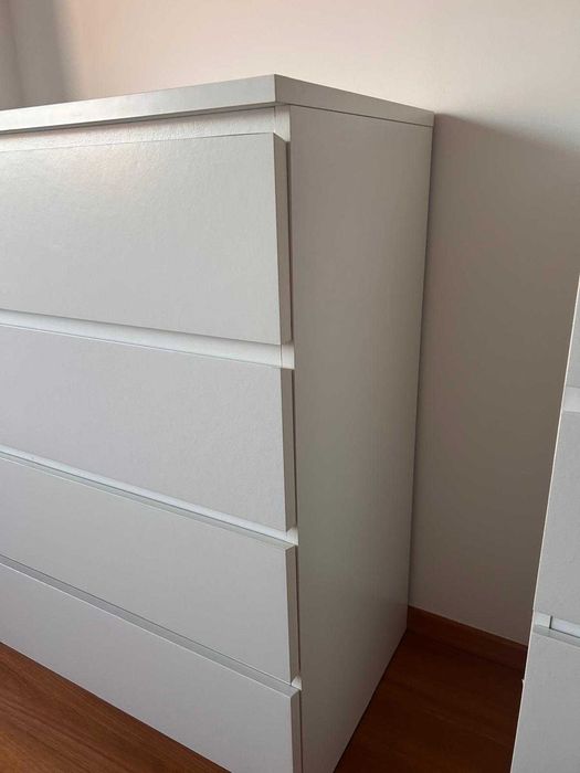2 Cómodas Malm Ikea - 4 gavetas