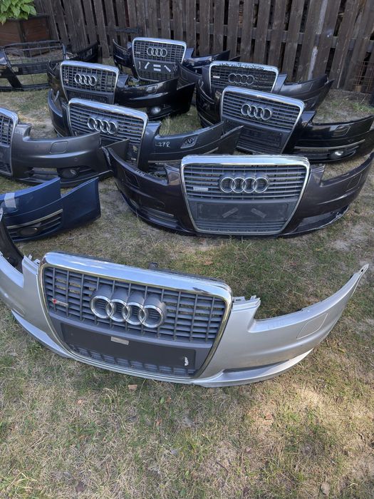 Бампер , решітка бампера, заглушка, галогенка Ауді а6 с6