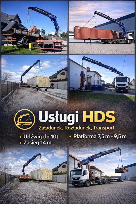 Transport HDS Nadarzyn Janki Piaseczno Raszyn Grójec Tarczyn Warszawa
