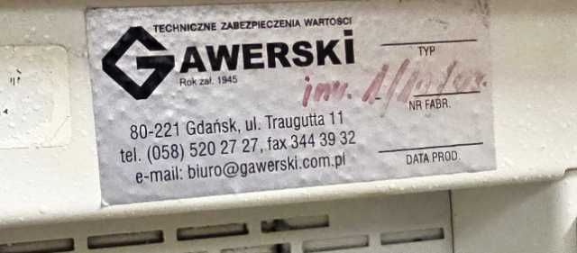 Szafa pancerna / sejf / Rack 19" / 18U / Gawerski