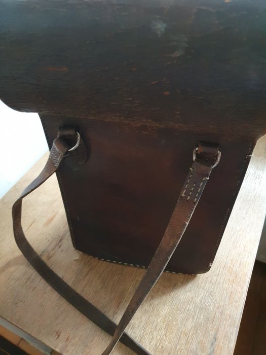 Torba skórzana raportówka zabytek