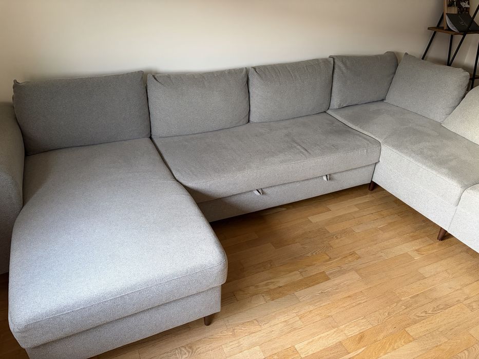 Sofa cama gato preto cinzento