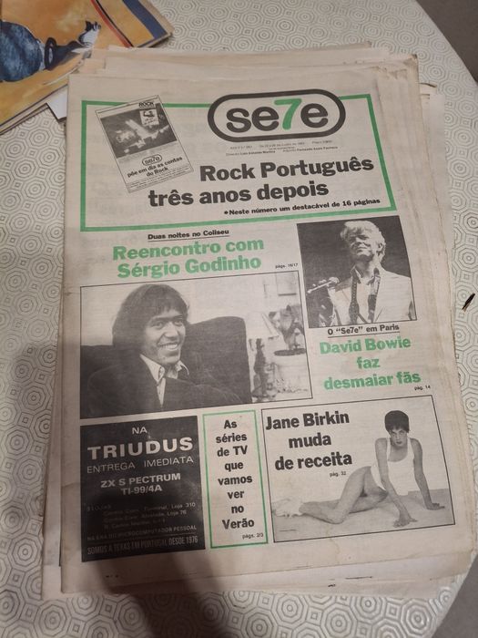 Jornais antigos o sete