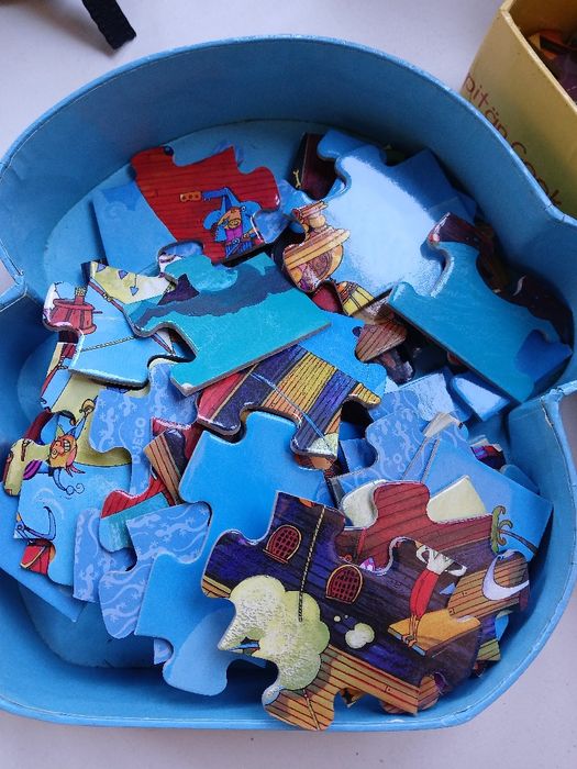 puzzle 54 peças barco de piratas